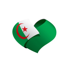 Algeria flag, vector illustration