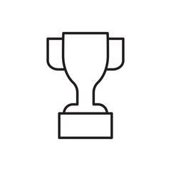 Line award badge and sign icon