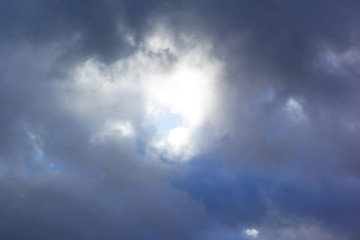 Wolken und Licht