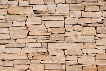 Brown rock wall