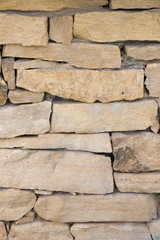 Brown rock wall