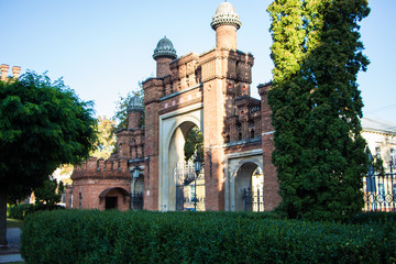 Chernivtsy National University. Old building of University, Chernivtsy, Ukraine. Europe. Austrian style.