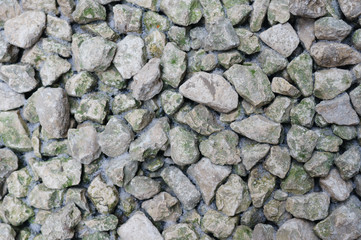 Stone path of light stone, texture