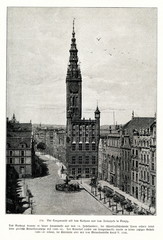 Long Market in Danzig (Gdańsk) ca. 1890 (from Spamers Illustrierte Weltgeschichte, 1894, 5[1], 415)