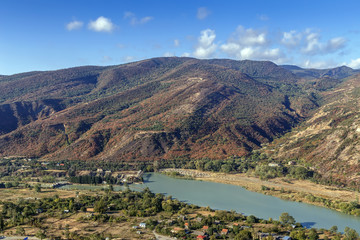 View of Kura river, Georgia © borisb17