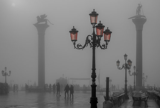 Fototapeta Nebbia a Venezia