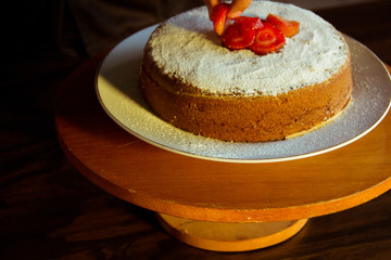 Homemade chocolatte cake