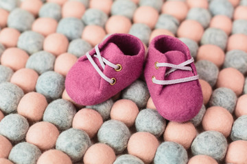 wool baby shoes
