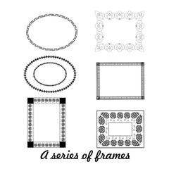 A series of frames