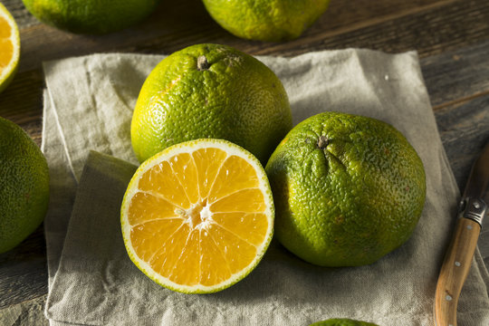 Raw Green Organic Ugli Fruit