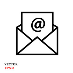 email web icon. vector design