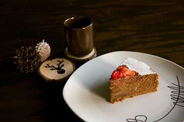 Homemade chocolatte cake