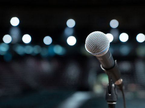 Microphone, close up