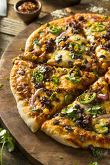 Homemade Spicy Mexican Taco PIzza