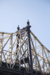 Fototapeta na wymiar Queensboro Bridge in New York City, USA
