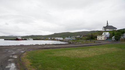 Fototapeta na wymiar Küsten-Landschaft Hólmavík / Strandir - Westfjorde, Island