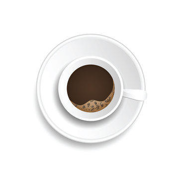 coffee cup hot drink illustration