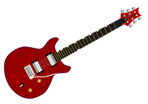 Double Cut Electric Guitar