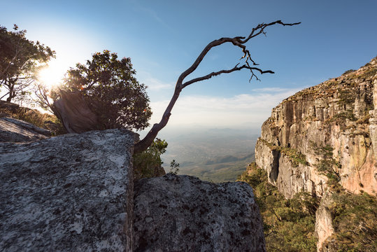 Fenda da Tundavala (Tunda Vala) na prov&iacute;ncia da Hu&iacute;la, Angola