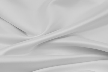 White silk fabric