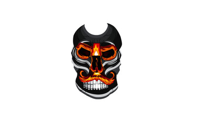 Fototapeta premium Fire Skull