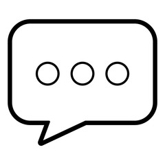 speech bubble chat message social media vector illustration line design