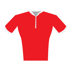 Isolated sport uniform