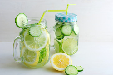 detox citrus cucumber water