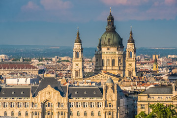 Fototapeta premium St. Stephen's Basilica, Budapest, Hungary. Named after the first King of Hungary. Co-cathedral of Budapest.