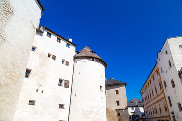 Yard View of Historical Hohensalzburg Fortress