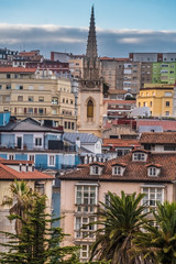 The port city of Santander, capital of the autonomous community and historical region of Cantabria, on the north coast of Spain.