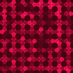 Abstract background of multicolored pentagons