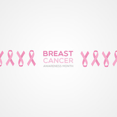 Obraz na płótnie Canvas Breast cancer awareness month
