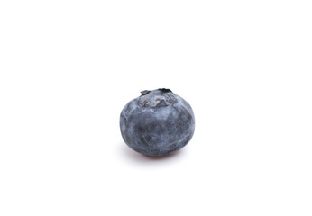 Fresh Organic Blueberries Isolated on a White Background