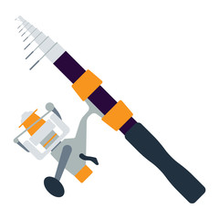 Icon of curved fishing tackle