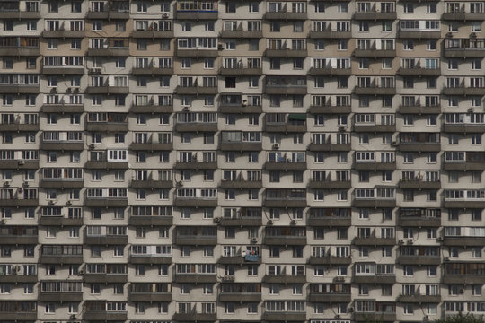 Balconies of apartments