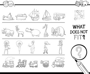 picture not fit in a row game color book