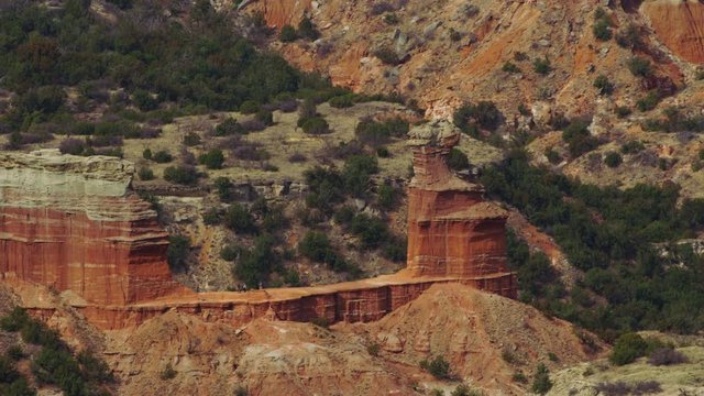 Palo Duro Canyon at sunset in Amarillo, Texas