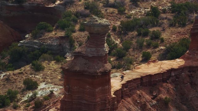 Palo Duro Canyon at sunset in Amarillo, Texas