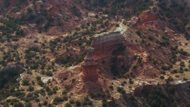 Palo Duro Canyon at sunset in Amarillo, Texas