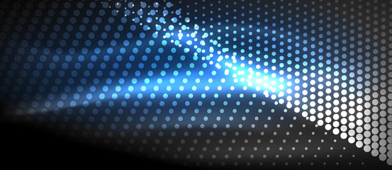 Neon light effects, particles