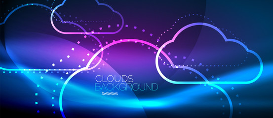 Vector cloud computing, storage concept