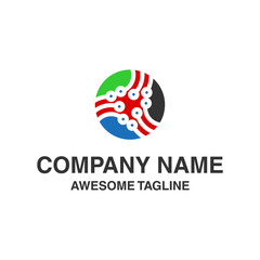 circle digital technology logo