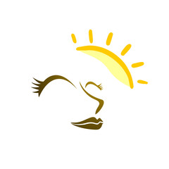 Obraz premium relax woman face