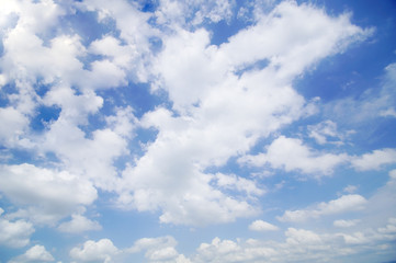 Obraz na płótnie Canvas cloud nature beautiful sky and divisible