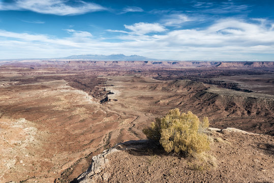 Scenic view of canyonlands in Moab, Utah, United States