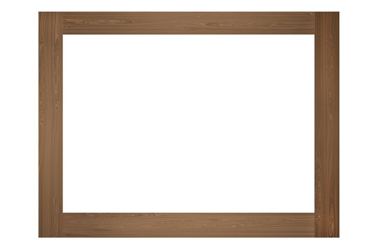 vintage wooden frame