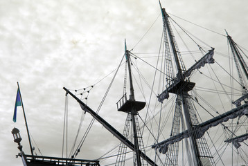 Old pirate ship photo