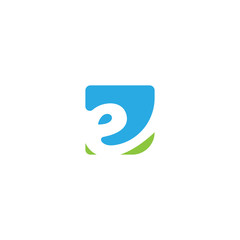 Abstract Letter E Logo Design