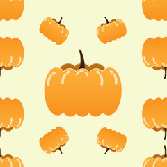 vector pumpkin seamless background pattern